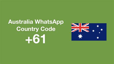 where is +61 country code.